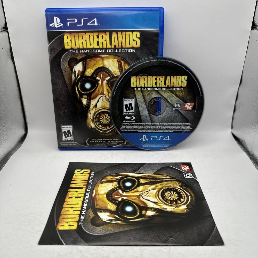 Borderlands Handsome Collection Playstation 4 PS4 CIB Complete Manual EXCELLENT